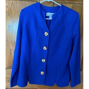 Women's Pablo Collection Cobalt Blue Blazer Size 12